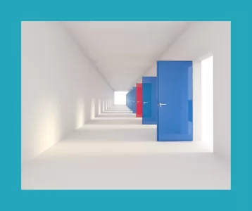 Endless hall of doors